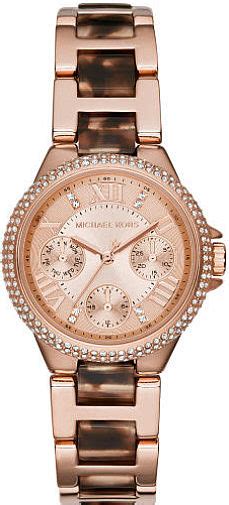 michael kors mk4308 mini camille rose gold blush tortoise